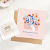 Carte remerciement mariage Enveloppe fleurie avec graines