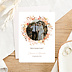 Carte remerciement mariage Flower of Fall Avant 1