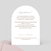 Carte remerciement mariage Flower of Fall Verso