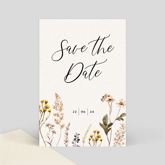 Enveloppe Faire-part mariage, Save the date, Carte de remerciement