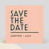 Save the Date Bold