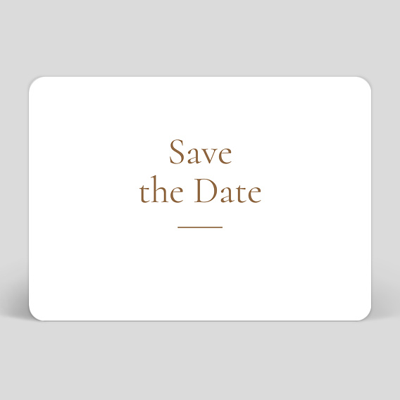 Save the Date Couronne de Dentelle