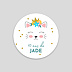 Sticker Anniversaire Chaton Recto