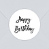 Sticker Anniversaire Happy Birthday Avant 2