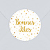 Stickers de Noël  Sticker Golden Dots