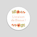 Sticker personnalisé Bouquet Printanier