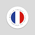 Sticker Professionnel France Recto