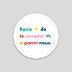 Sticker Professionnel Parmi nous Recto