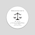 Stickers Voeux Entreprise Avocat Recto