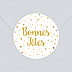 Stickers Voeux  Golden Dots