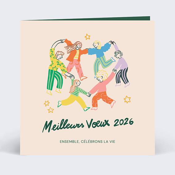 Carte de vœux solidaire Communauté